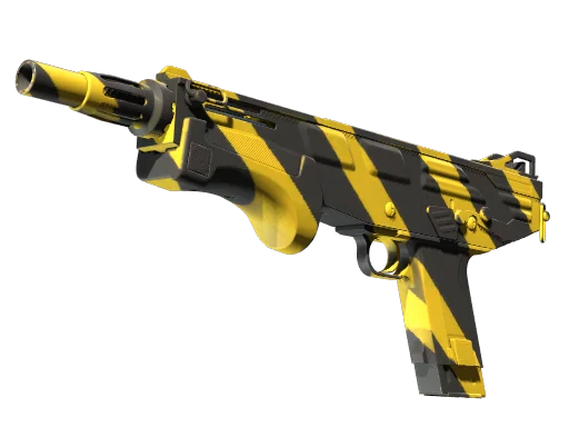 MAG-7 | Желто-черные полосы — прямо с завода, немного поношенное