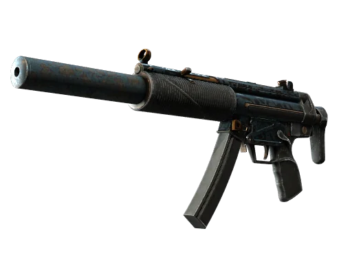 MP5-SD | Кислотный душ — поношенное, закалённое в боях
