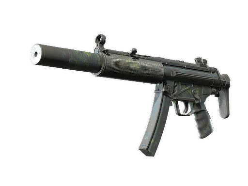 MP5-SD | Лаймовые шестигранники — поношенное, закалённое в боях