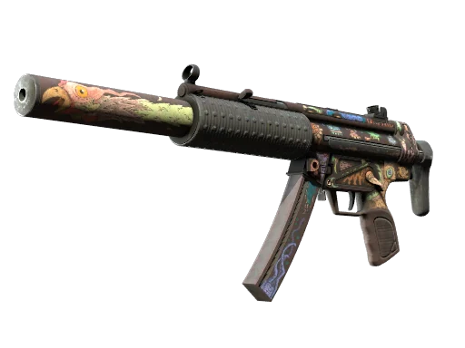 MP5-SD | Юный некромант — поношенное, закалённое в боях