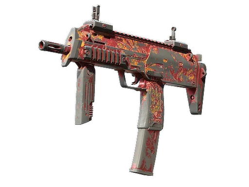 MP7 | Коралловый пейсли — поношенное, закалённое в боях