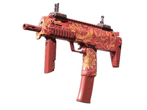 MP7 | Коралловый пейсли — прямо с завода, немного поношенное