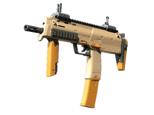 MP7 | Короткая охра — прямо с завода, немного поношенное