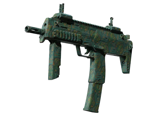 MP7 | Бирюзовое цветение — прямо с завода, немного поношенное
