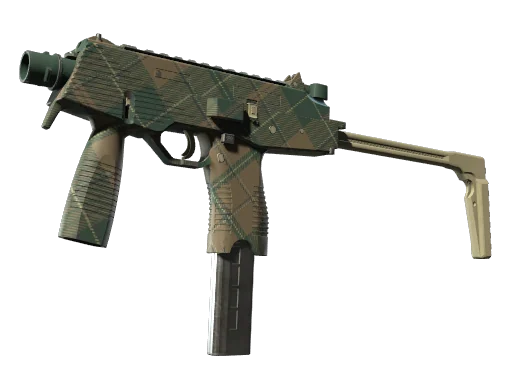 MP9 | Зеленая клетка — прямо с завода, немного поношенное
