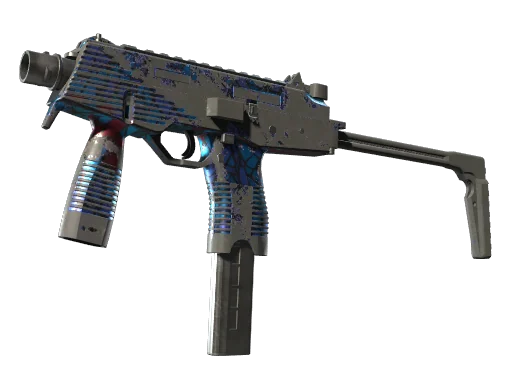 MP9 | Цветное стекло — поношенное, закалённое в боях