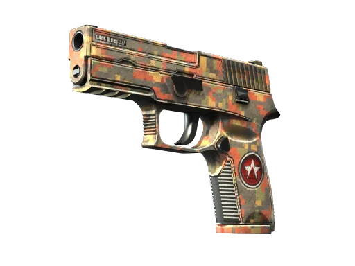 P250 | Красный камень — прямо с завода, немного поношенное