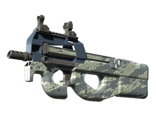 P90 | Тактический синий — прямо с завода, немного поношенное