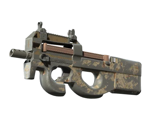 P90 | Пиксельный камуфляж «Пустыня» — поношенное, закалённое в боях
