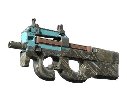 P90 | Чертёж-негатив — после полевых испытаний