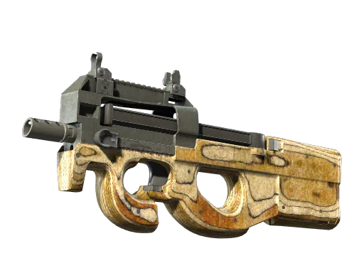 P90 | Резной приклад — поношенное, закалённое в боях