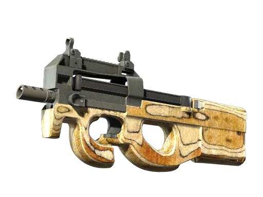P90 | Резной приклад — прямо с завода, немного поношенное