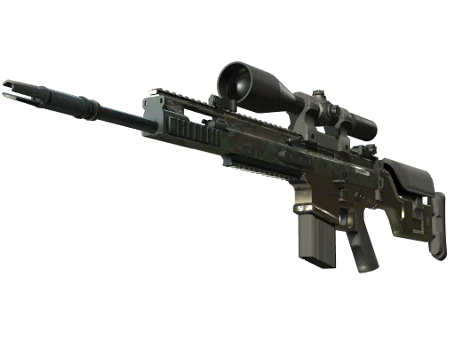 SCAR-20 | Армейский блеск — прямо с завода, немного поношенное