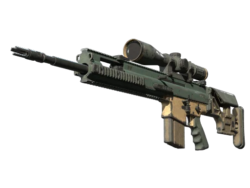 SCAR-20 | Наемник — поношенное, закалённое в боях