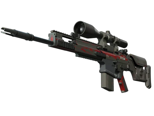 SCAR-20 | Кровавая паутина — поношенное, закалённое в боях