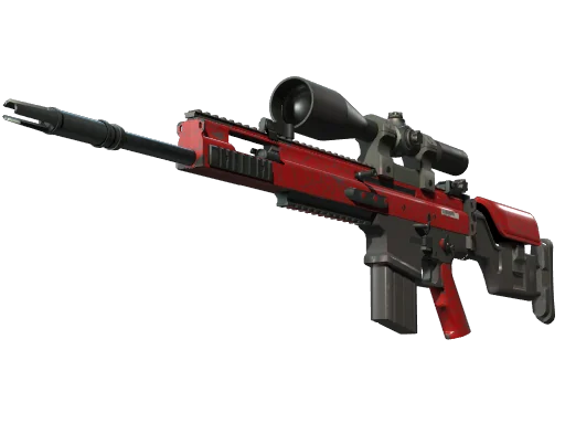 SCAR-20 | Кровавая паутина — прямо с завода, немного поношенное