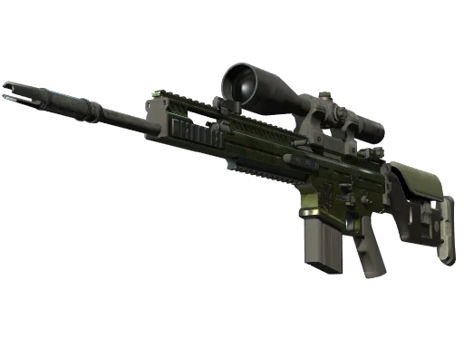 SCAR-20 | Зелёный морпех — поношенное, закалённое в боях