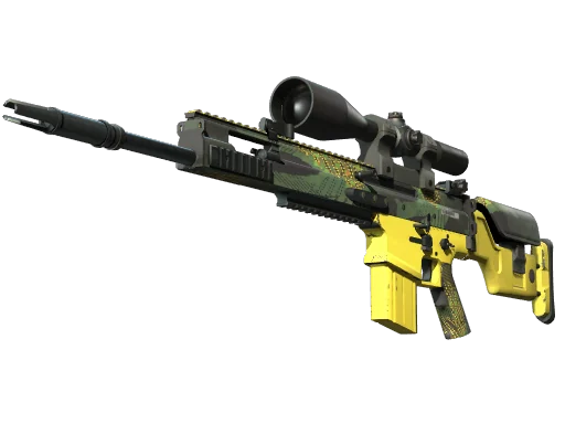 SCAR-20 | Шквал джунглей — прямо с завода, немного поношенное