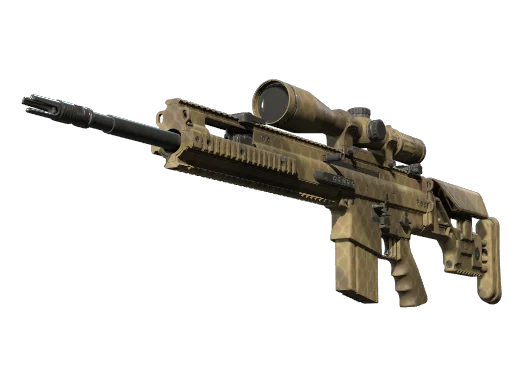 SCAR-20 | Песчаная сетка — прямо с завода, немного поношенное