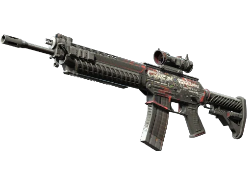 SG 553 | Киберсила — поношенное, закалённое в боях