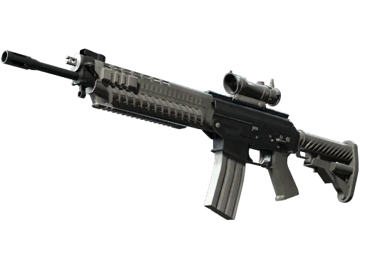 SG 553 | Дамасская сталь — поношенное, закалённое в боях