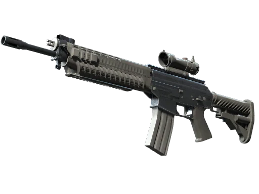 SG 553 | Дамасская сталь — прямо с завода, немного поношенное