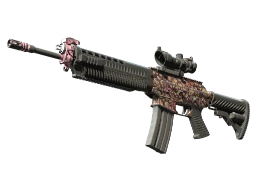 SG 553 | Пустынное цветение — поношенное, закалённое в боях