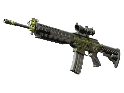 SG 553 | Заросшие руины — поношенное, закалённое в боях