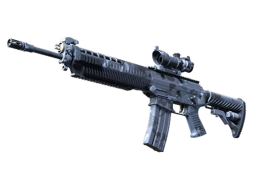 SG 553 | Ночной камуфляж — прямо с завода, немного поношенное