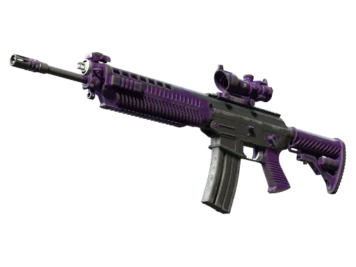 SG 553 | Ультрафиолет — поношенное, закалённое в боях
