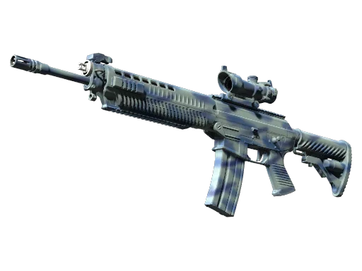 SG 553 | Брызги волны — прямо с завода, немного поношенное