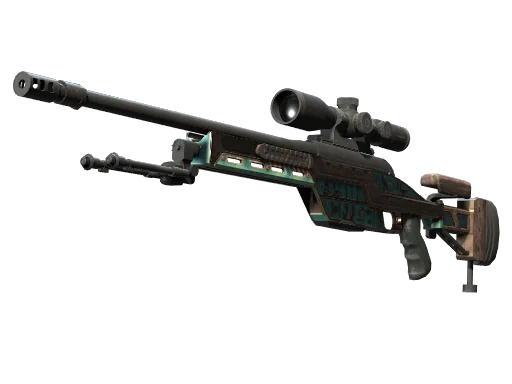 SSG 08 | Лазурная роспись — после полевых испытаний