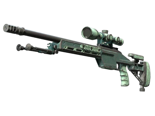 SSG 08 | Голубая хвоя — поношенное, закалённое в боях