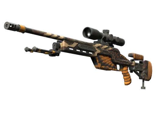 SSG 08 | Мёртвые головы — прямо с завода, немного поношенное