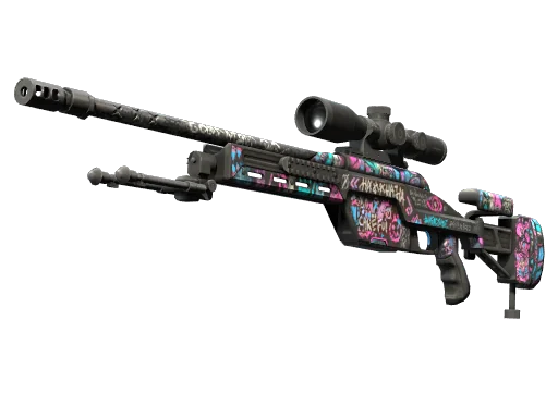 SSG 08 | Горячечные грёзы — прямо с завода, немного поношенное