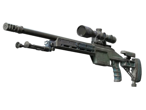 SSG 08 | Завитки полутонов — поношенное, закалённое в боях