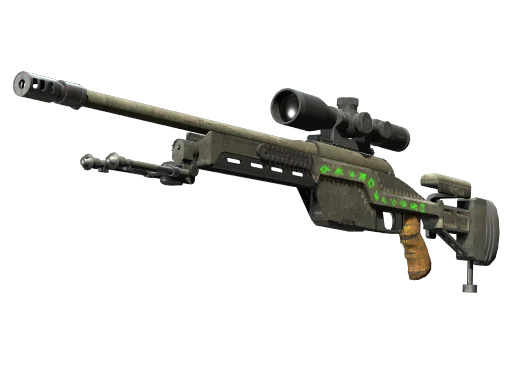 SSG 08 | Некромант — прямо с завода, немного поношенное