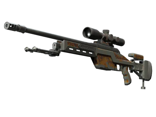 SSG 08 | Оранжевая филигрань — поношенное, закалённое в боях