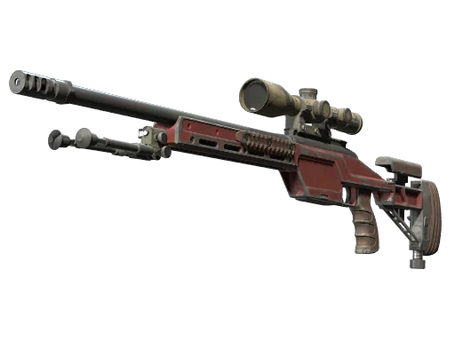SSG 08 | Красный камень — поношенное, закалённое в боях