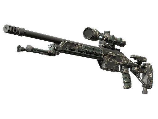 SSG 08 | Тигровые терзания — прямо с завода, немного поношенное