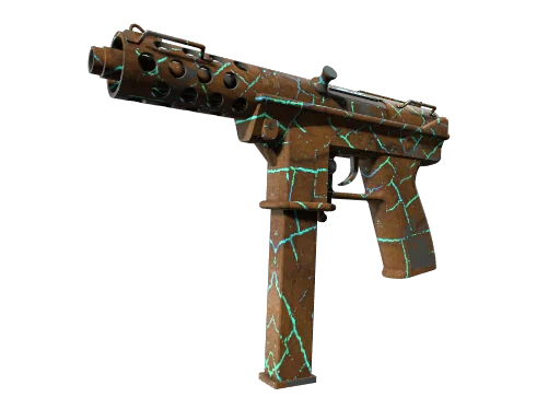 Tec-9 | Треснувший опал — поношенное, закалённое в боях