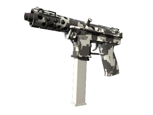 Tec-9 | Пиксельный камуфляж «Город» — прямо с завода, немного поношенное