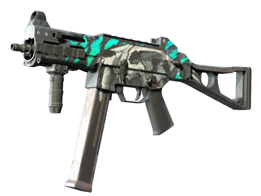 UMP-45 | Первобытный саблезуб — поношенное, закалённое в боях