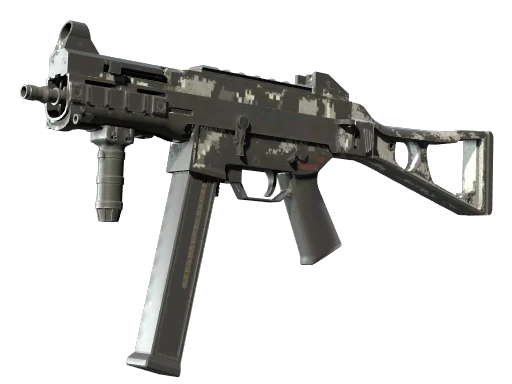 UMP-45 | Пиксельный камуфляж «Город» — поношенное, закалённое в боях