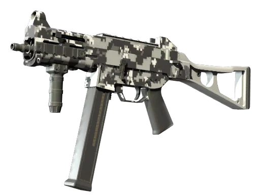 UMP-45 | Пиксельный камуфляж «Город» — прямо с завода, немного поношенное