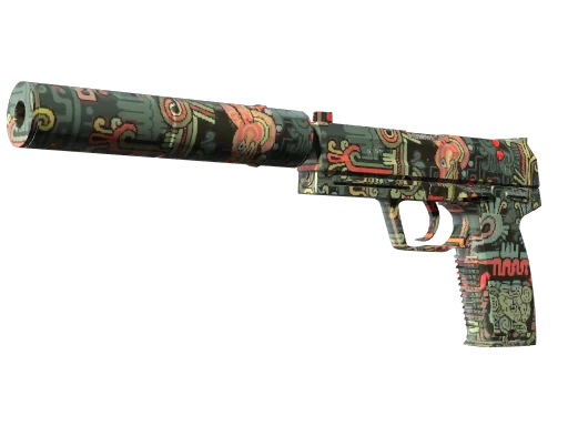 USP-S | Древние видения — прямо с завода, немного поношенное