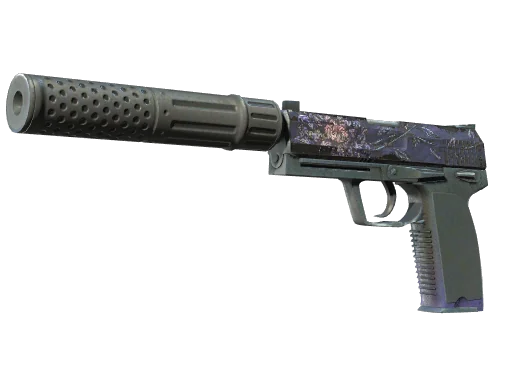USP-S | Чёрный лотос — поношенное, закалённое в боях