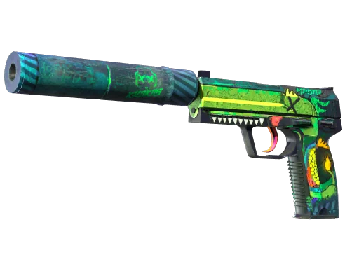 USP-S | Чудовищная смесь — прямо с завода, немного поношенное