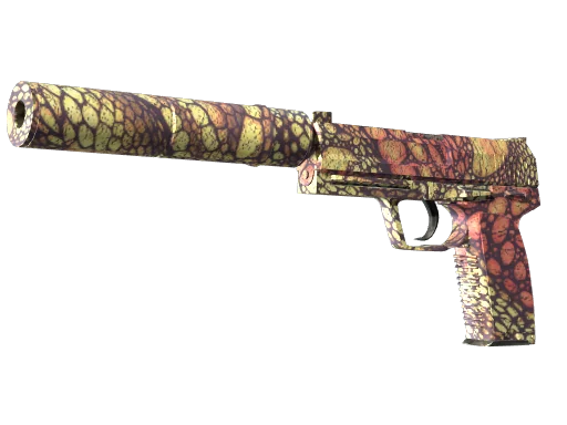 USP-S | Оранжевый анолис — прямо с завода, немного поношенное