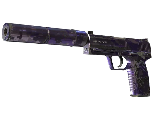 USP-S | Пиксельный камуфляж «Фиолетовый» — после полевых испытаний